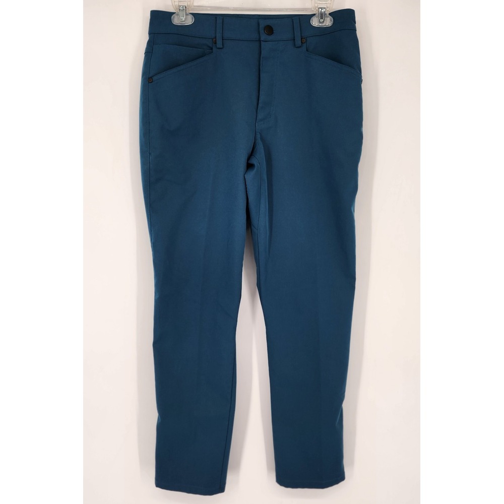 Myles Make Moves Pants Mens 30x32 Blue Teal‎ Tour Golf Performance Chino Stretch